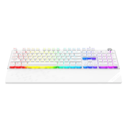 Klawiatura KRUX Frost Silver White RGB
