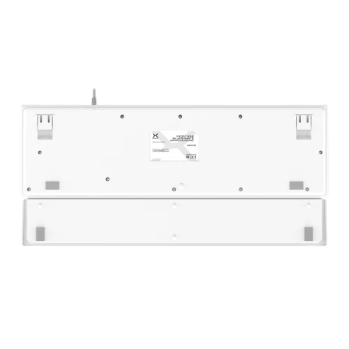 Klawiatura KRUX Frost Silver White RGB