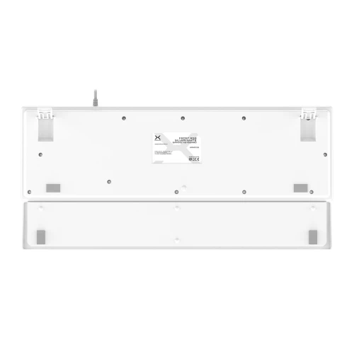 Klawiatura KRUX Frost Silver White RGB