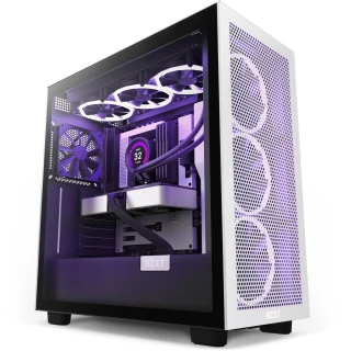 Obudowa NZXT H7 Flow Tempered Glass Black-White