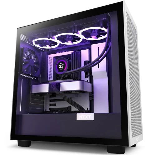 Obudowa NZXT H7 Flow Tempered Glass Black-White