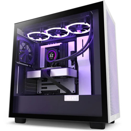 Obudowa NZXT H7 Flow Tempered Glass Black-White