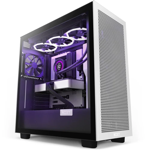Obudowa NZXT H7 Flow Tempered Glass Black-White