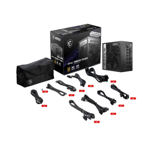 Zasilacz MSI MPG A850G PCIE5 850W 80Plus Gold