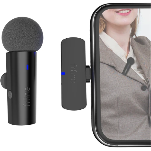 Mikrofon krawatowy Fifine M6 Mikroport Bezprzewodowy 2.4GHz