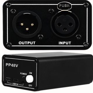 Zasilacz MOZOS PP48V Phantom 48V do mikrofonów XLR