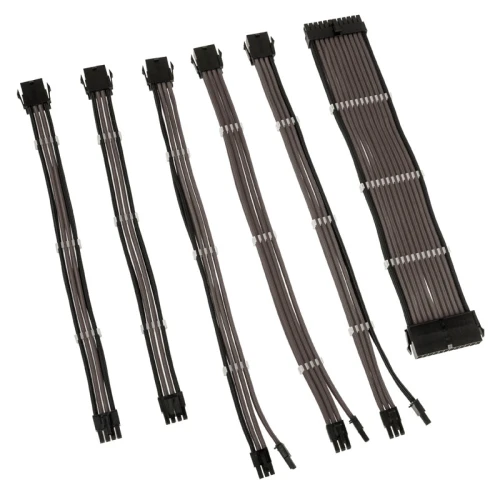 Zestaw przedłużaczy Kolink Core Adept Braided Cable Extension Kit - Gunmetal
