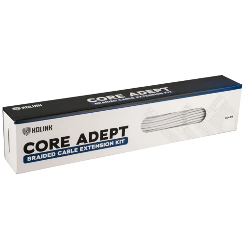 Zestaw przedłużaczy Kolink Core Adept Braided Cable Extension Kit - Black