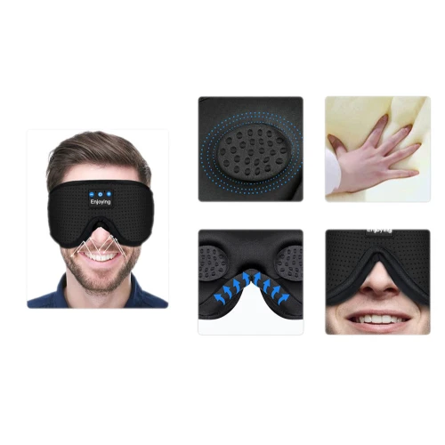 Opaska na oczy do spania z słuchawkami bluetooth
