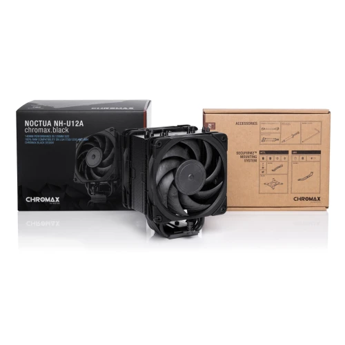 Chłodzenie Noctua NH-U12A Chromax.black 2x120mm