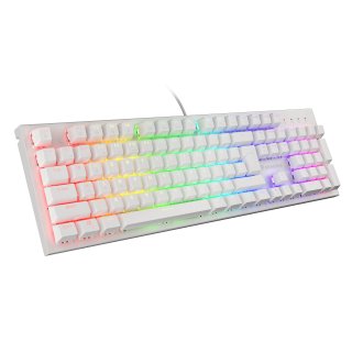 Klawiatura Genesis Thor 303 RGB Outemu Brown Biała Full-Size 