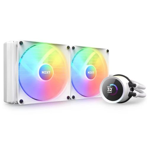 Chłodzenie wodne AiO NZXT Kraken 280 RGB LCD White