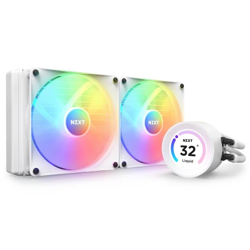 Chłodzenie wodne AiO NZXT Kraken Elite 280 RGB LCD White
