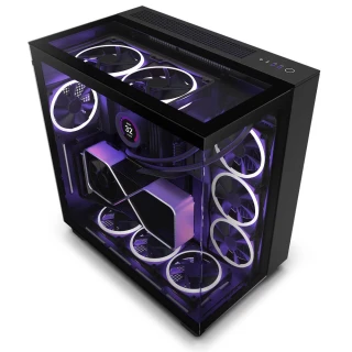 Obudowa NZXT H9 Elite Tempered Glass Black