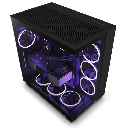 Obudowa NZXT H9 Flow Tempered Glass Black