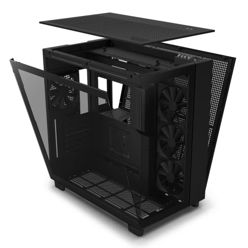 Obudowa NZXT H9 Flow Tempered Glass Black