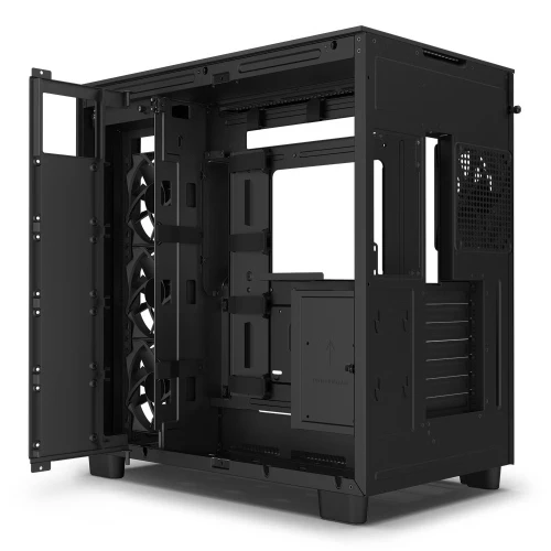 Obudowa NZXT H9 Flow Tempered Glass Black