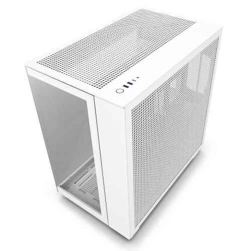 Obudowa NZXT H9 Flow Tempered Glass White