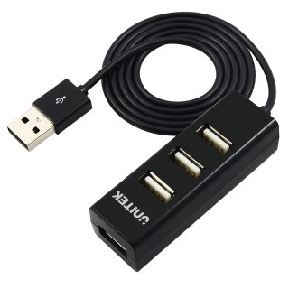 HUB USB Unitek Y-2140 4x USB 2.0 Mini - 80cm