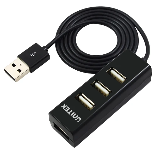 HUB USB Unitek Y-2140 4x USB 2.0 Mini - 80cm