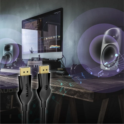 Kabel DisplayPort 1.4 8K@60Hz Unitek C1624BK-3M - 3m