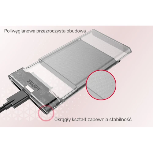 Obudowa na dysk HDD/SSD Unitek S1103A USB 3.1 SATA 6G UASP