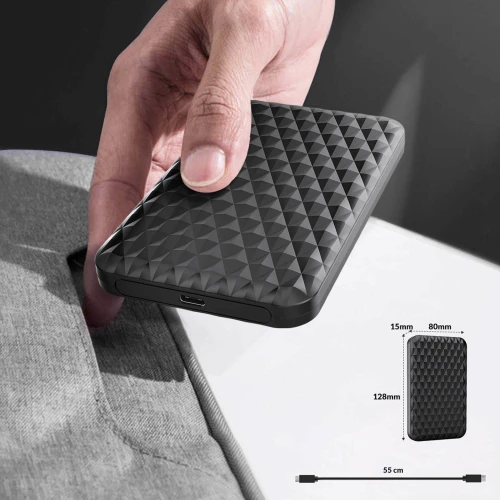 Obudowa na dysk Orico HDD/SSD 2,5" USB-C 3.1