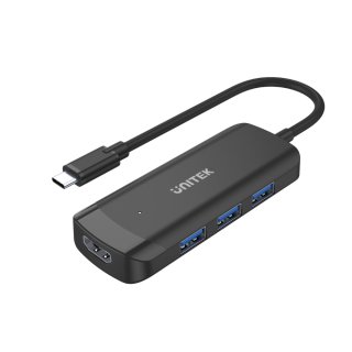 Akywny HUB Unitek USB-C - 3xUSB-A 3.1, HDMI 4K@30Hz
