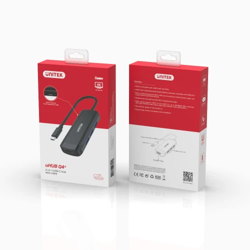 Akywny HUB Unitek USB-C - 3xUSB-A 3.1, HDMI 4K@30Hz