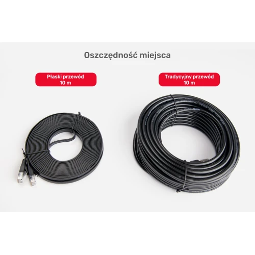 Kabel sieciowy Unitek Ethernet UTP Cat.6 - 3m (płaski)