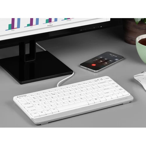 Klawiatura A4Tech FSTYLER FK11 White
