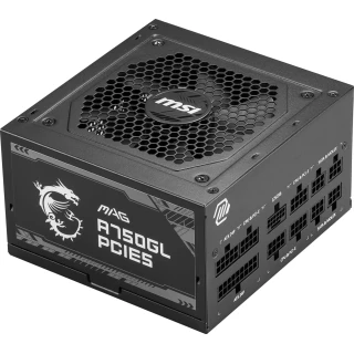 Zasilacz MSI MAG A750GL PCIE5 750W 80Plus Gold