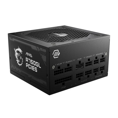 Zasilacz MSI MAG A750GL PCIE5 750W 80Plus Gold