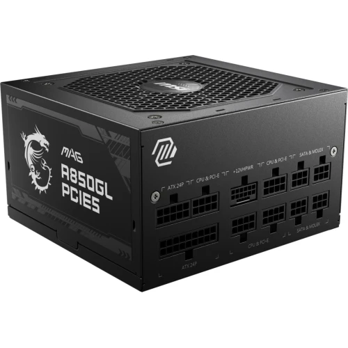 Zasilacz MSI MAG A850GL PCIE5 850W 80Plus Gold