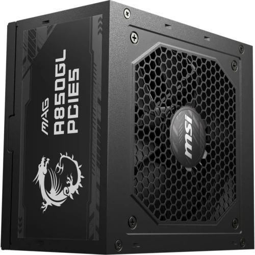 Zasilacz MSI MAG A850GL PCIE5 850W 80Plus Gold