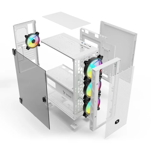 Obudowa Savio Raptor X1 ARGB White