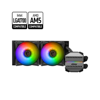 Chłodzenie wodne AiO MSI MAG CoreLiquid M240 ARGB 240mm