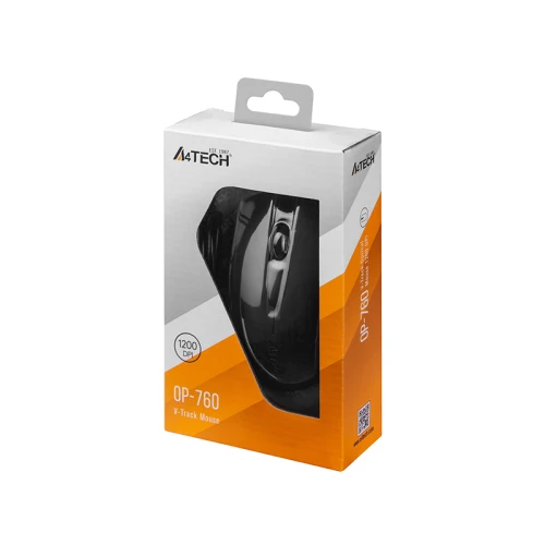 Mysz biurowa A4TECH OP-760 USB Czarna