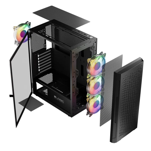 Obudowa Logic Aramis Midi ARGB ARGB Black