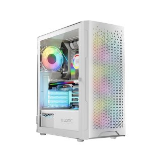 Zestaw | Ryzen 5 5600, B550, RX 7600 8GB, 16GB DDR4, 500GB SSD, Aramis Midi White, 600W
