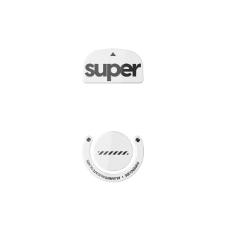 Ślizgacze Superglide 2 do Logitech G Pro X Superlight Szklane - White