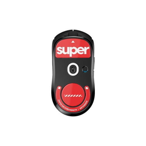 Ślizgacze Superglide 2 do Logitech G Pro X Superlight Szklane - Red