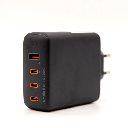 Ładowarka Aukey PA-B7S GaN, 3x USB-C, USB-A, QC, PD 100W