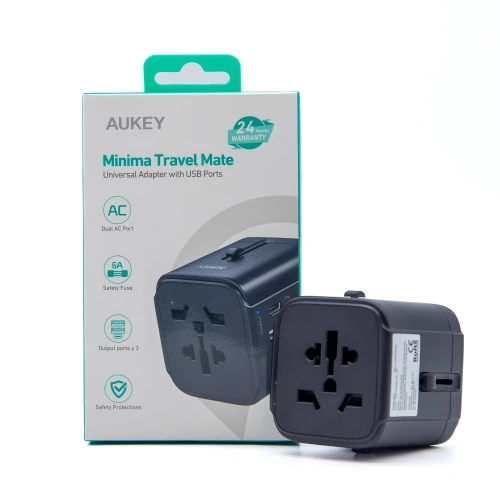 Ładowarka podróżna Aukey PA-TA01 EU/US/UK/AUS