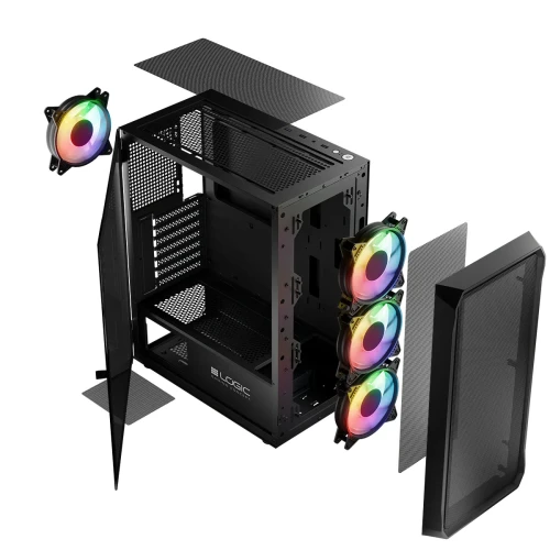 Obudowa Logic Portos Midi ARGB Black