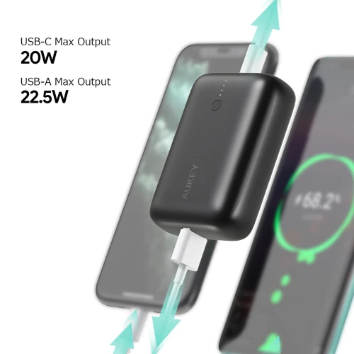Powerbank Aukey PB-N83S 10000mAh USB-C PD QC3.0 20W
