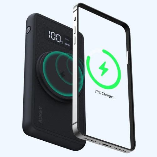 Powerbank Aukey PB-WL01 10000mAh USB-C Lightning MagAir