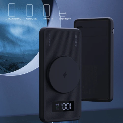 Powerbank Aukey PB-WL01 10000mAh USB-C Lightning MagAir