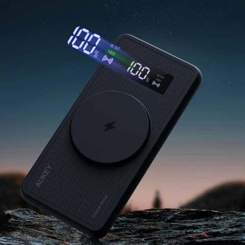 Powerbank Aukey PB-WL01 10000mAh USB-C Lightning MagAir
