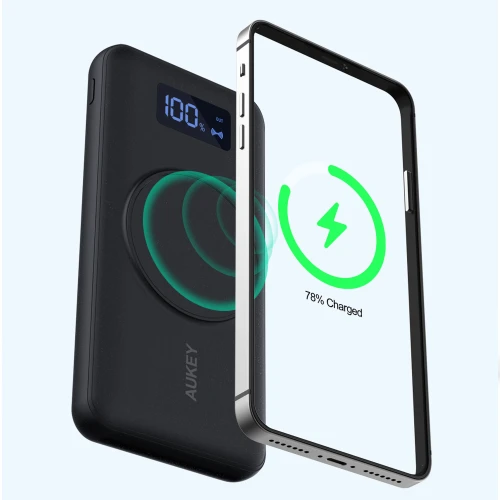 Powerbank Aukey PB-WL02I 10000mAh USB-C Lightning MagAir
